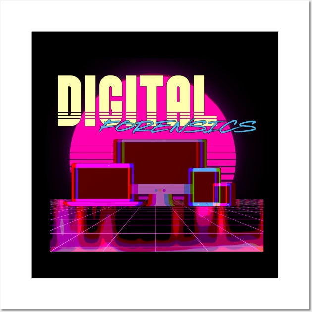 Retro Digital Forensics Wall Art by DFIR Diva